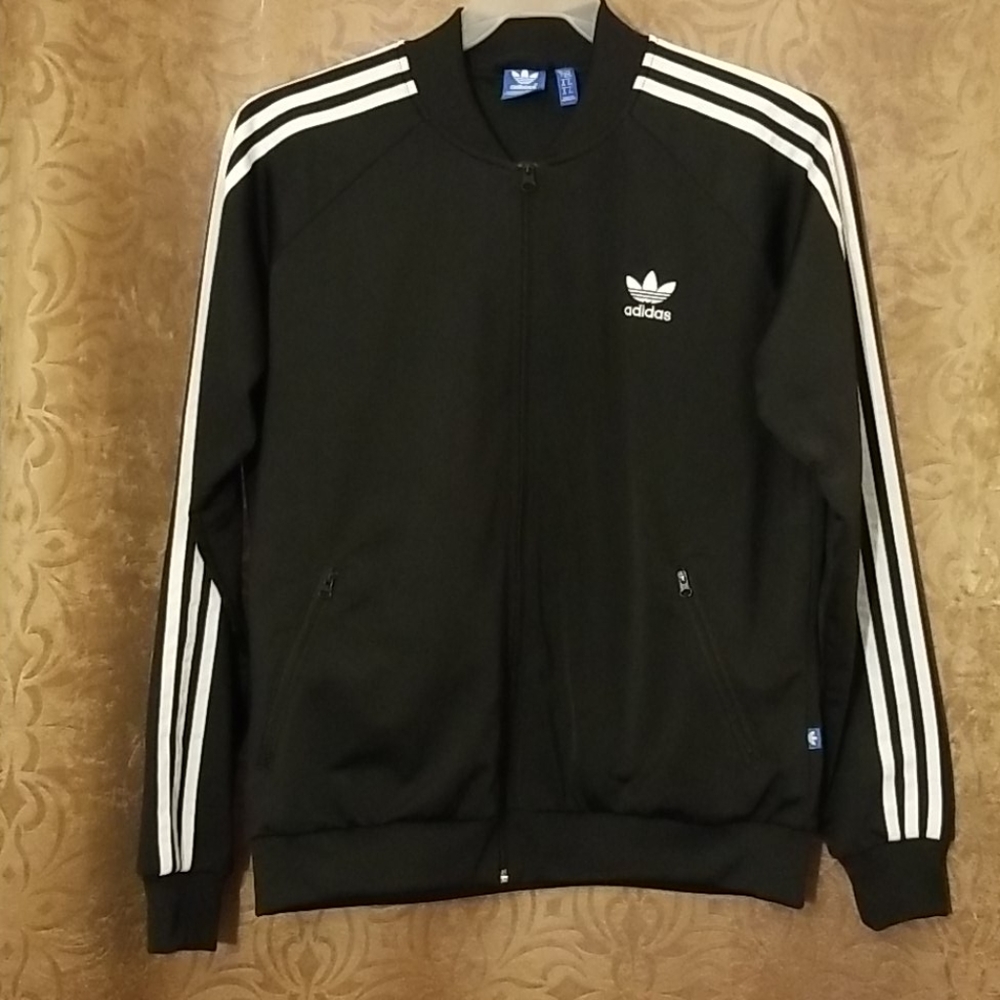 Womens Adidas Black Jacket XL Fits Like Large